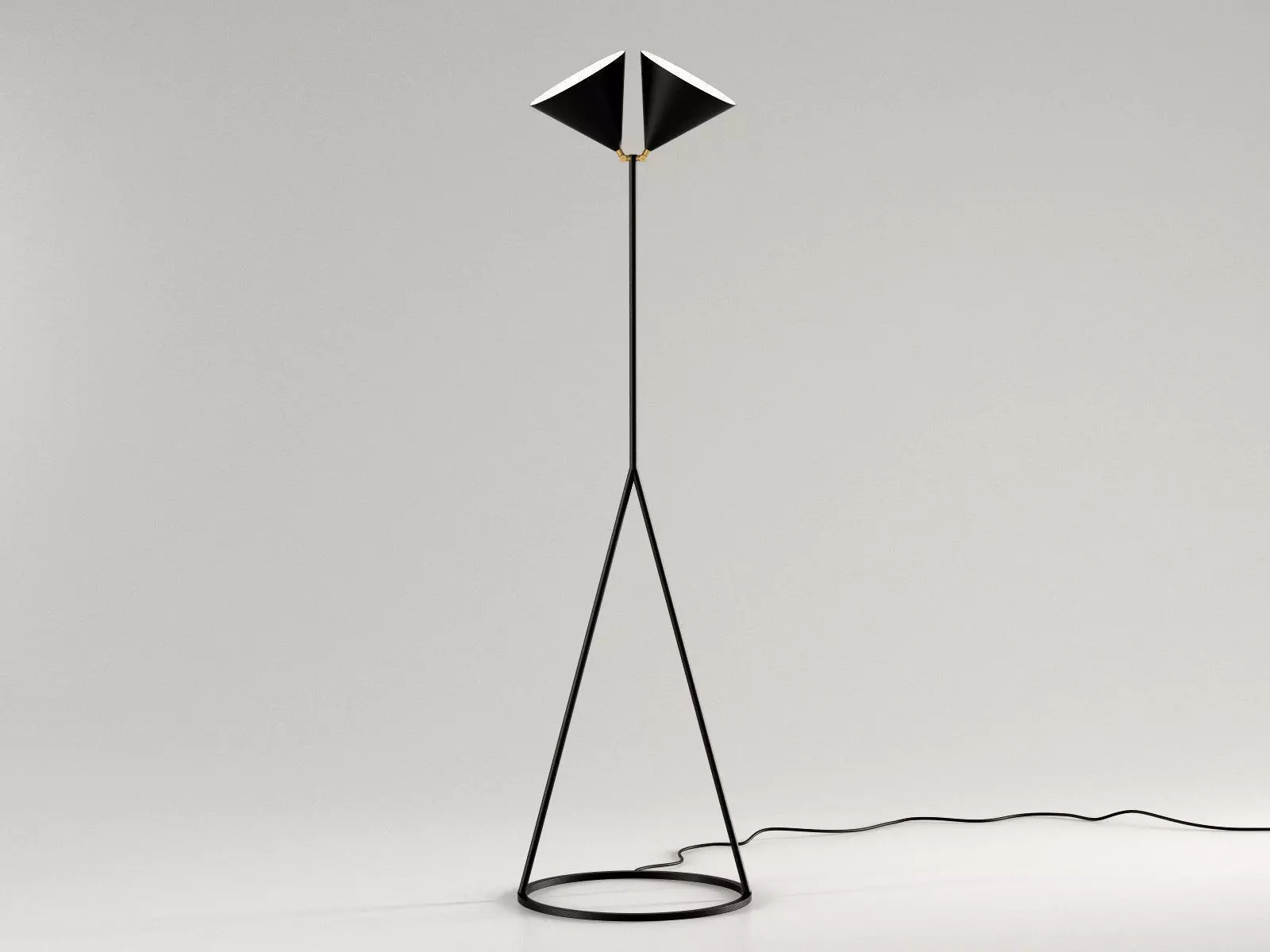 Deux Lamp 3D model_0
