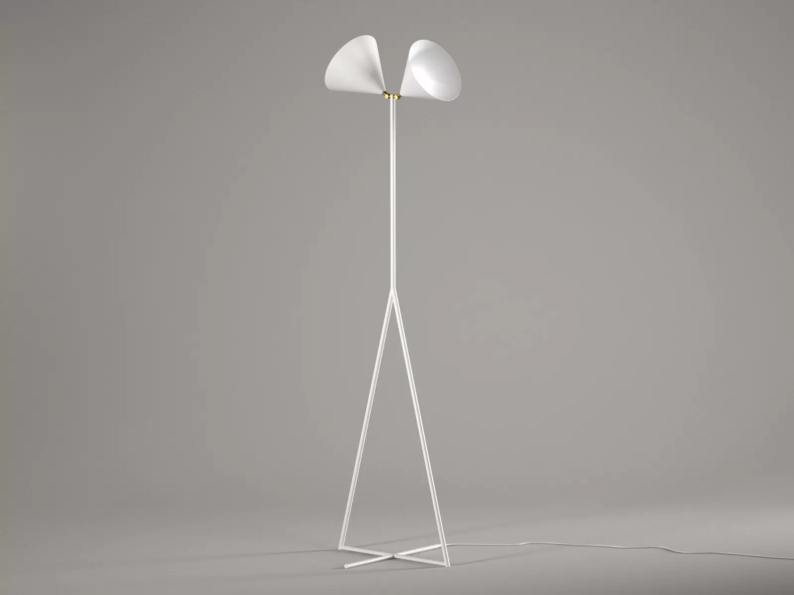 Deux Lamp 3D model_2