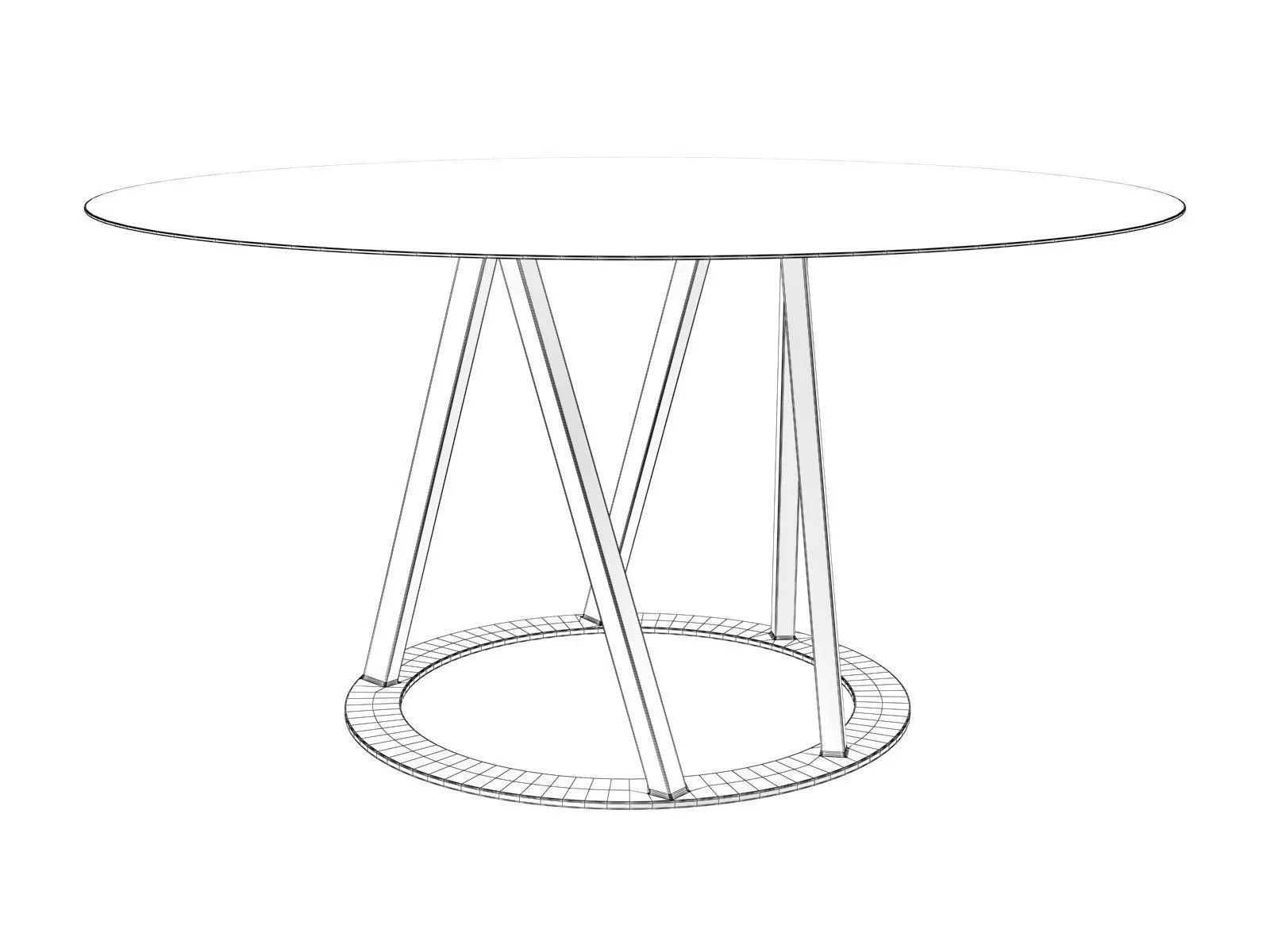 Big Irony Table 3D model_6