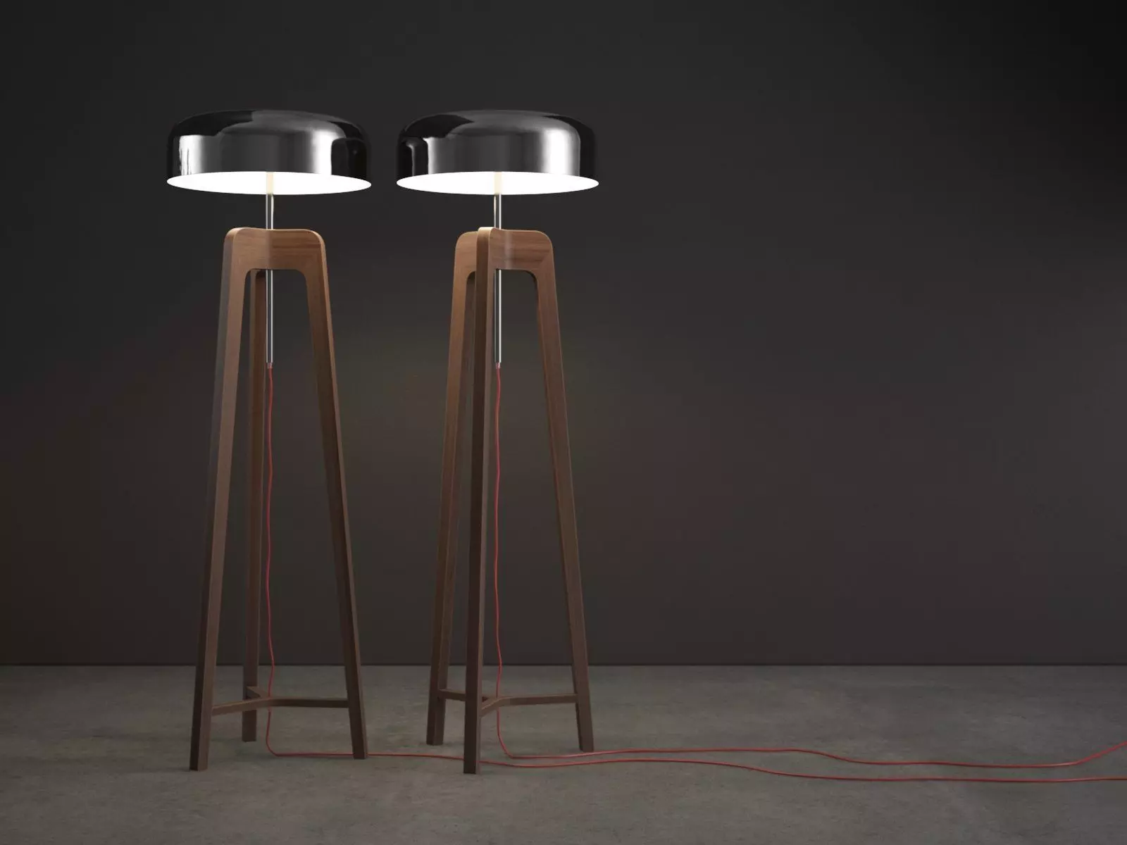 Pileo Floor Lamp 3D model_0