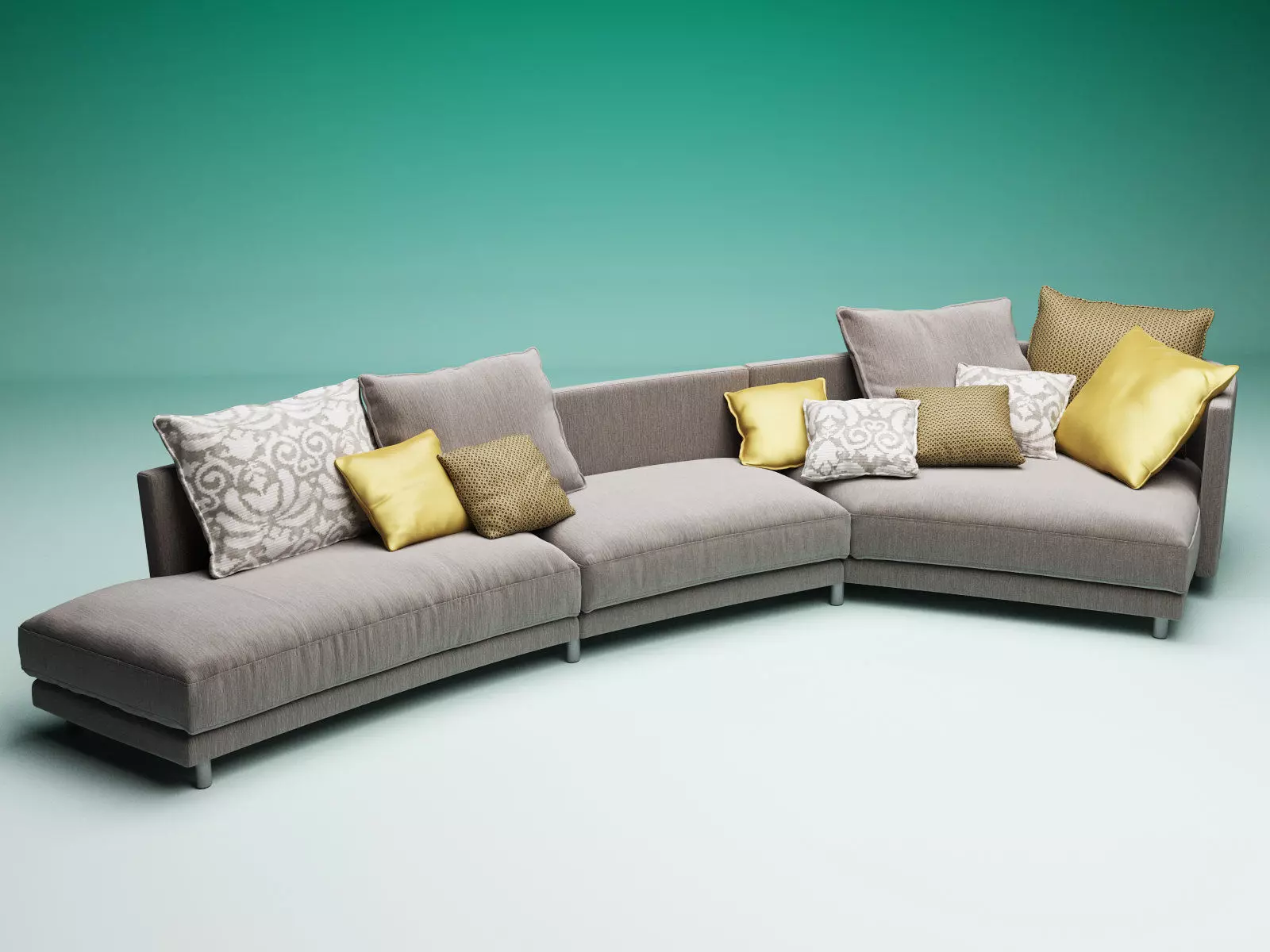 Onda Modular Sofa 3D model_1