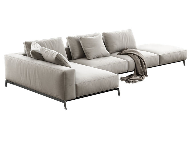 Ettore Modular Sofa 3D model