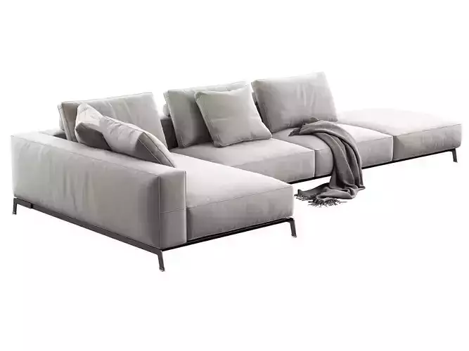 Ettore Modular Sofa 3D model