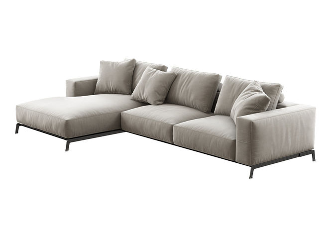 Ettore Corner Sofa 3D model