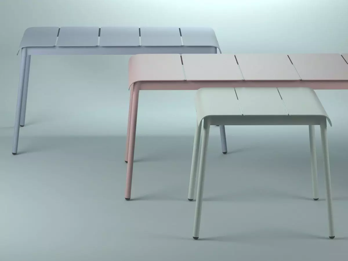 Corail Dining Tables 3D model_0