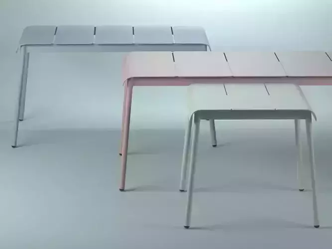 Corail Dining Tables 3D model