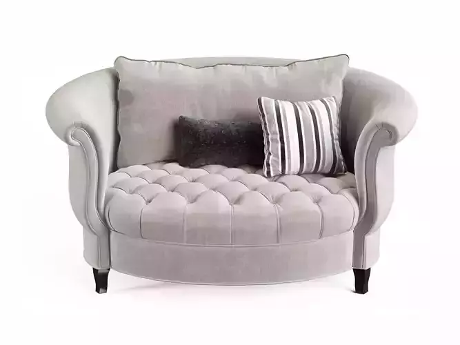 Harlow Cuddle Chair 3D model