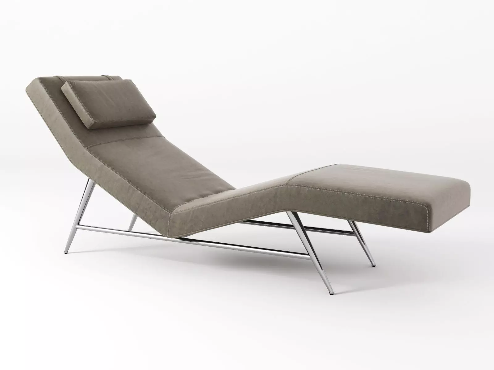 Fred Armless Chaise 3D model_5