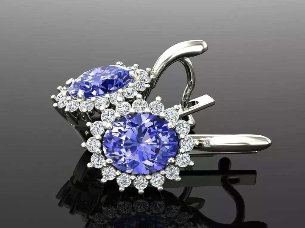 tier 01 earrings 3D print model
