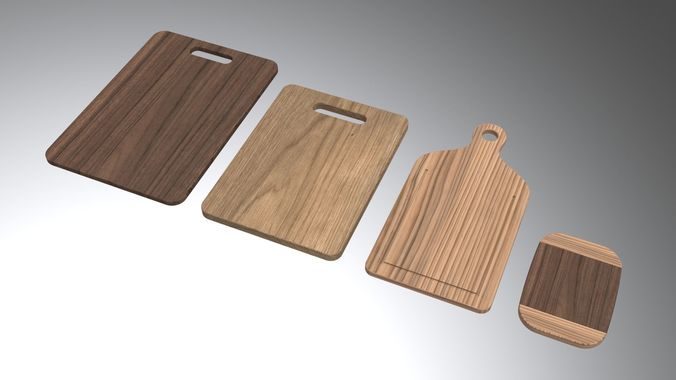 Wooden Cutting Boards Free 3D model