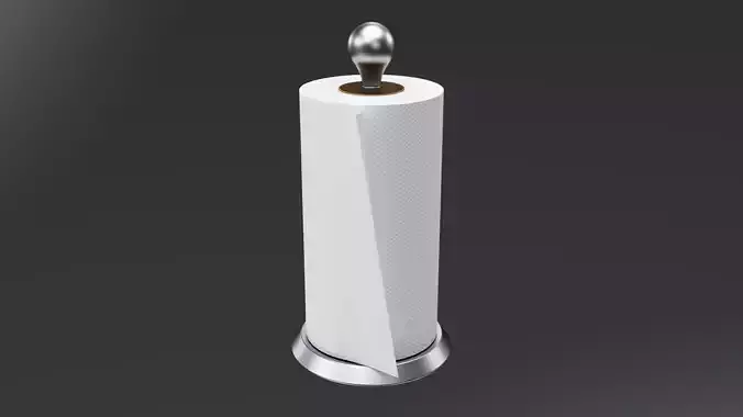Paper Roll 3D model