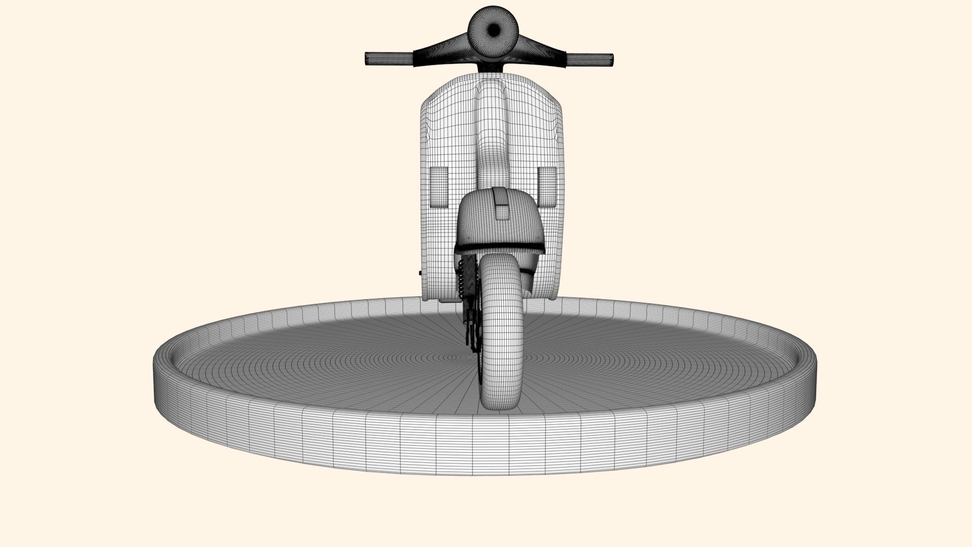 vespa 3d model 3D print model_4