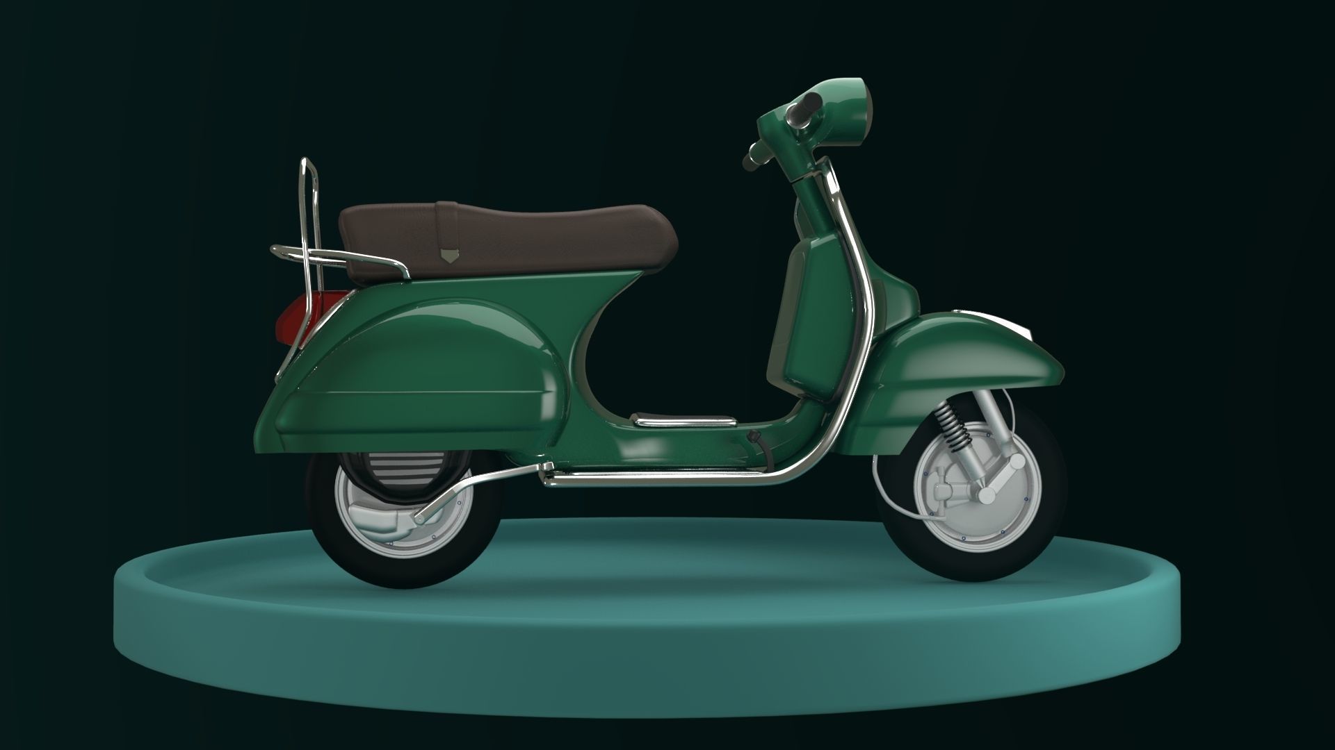 vespa 3d model 3D print model_2