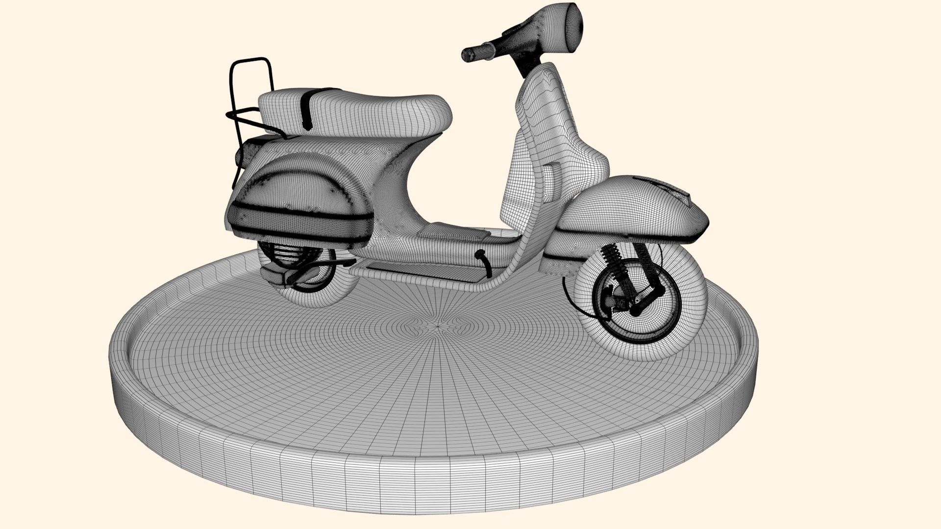 vespa 3d model 3D print model_3