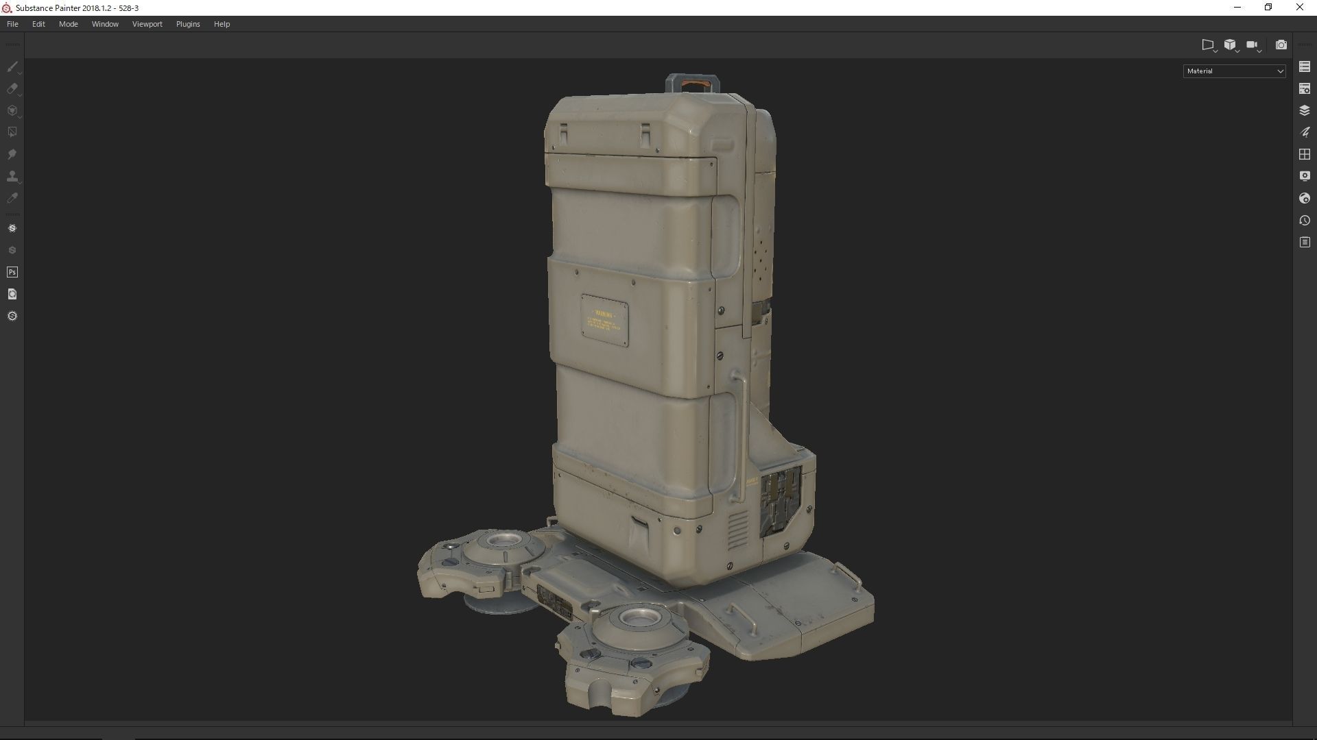 model528-scifi Energy tank 3D model_1