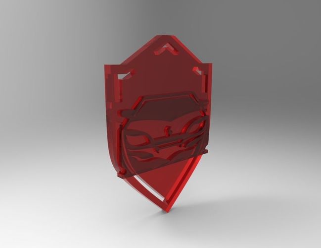Car Emblem Low-poly 3D model