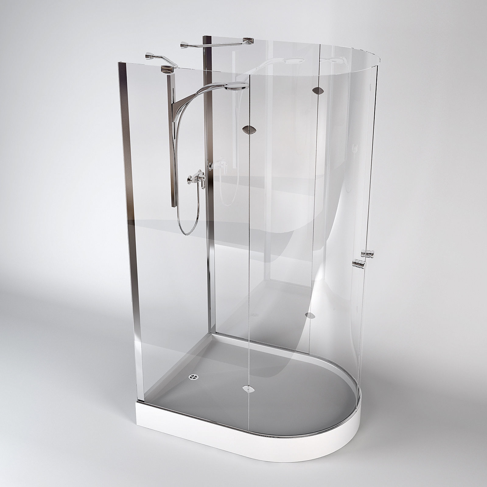 Huppe Designe Jette Joop Shower Cabin 3D model_2