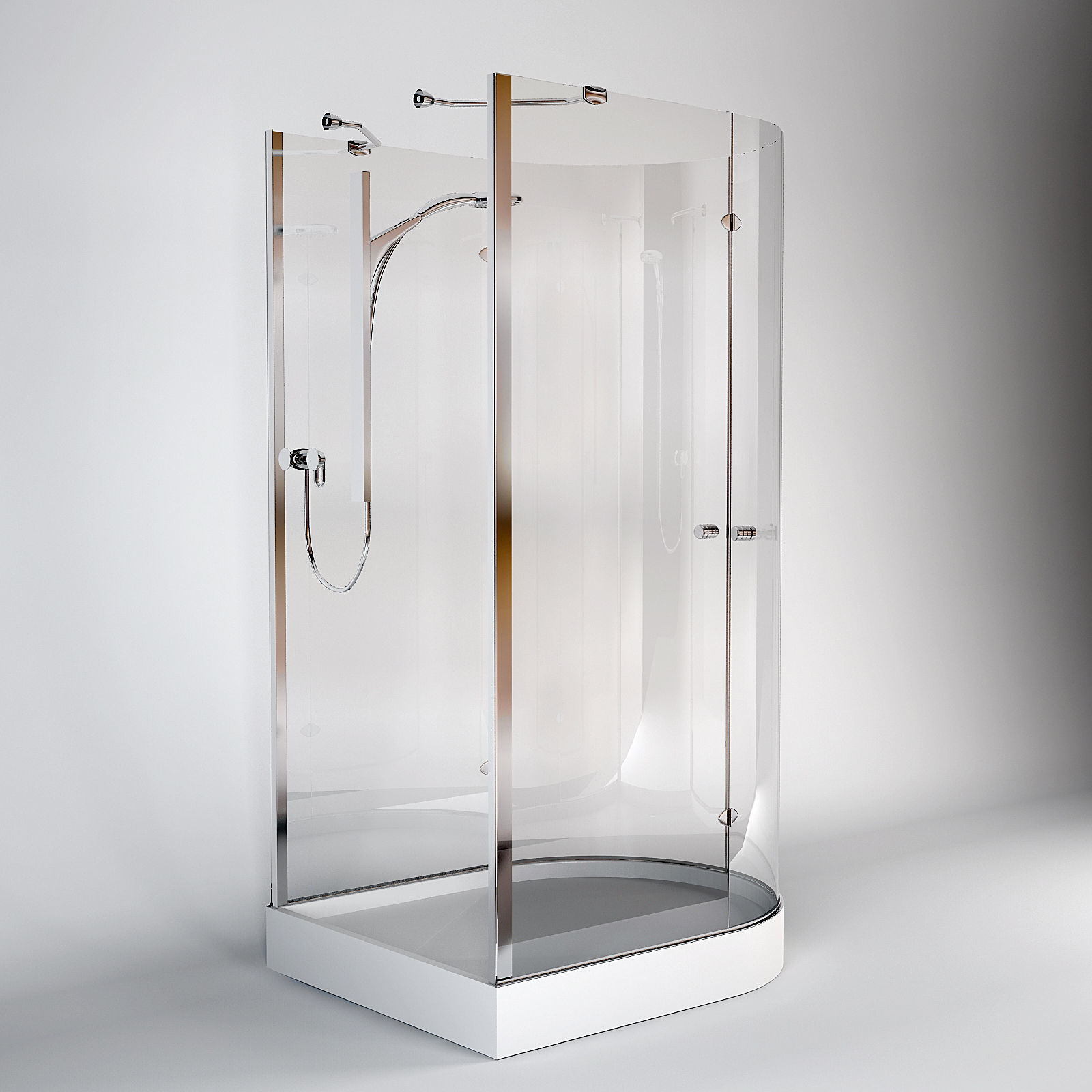 Huppe Designe Jette Joop Shower Cabin 3D model_3