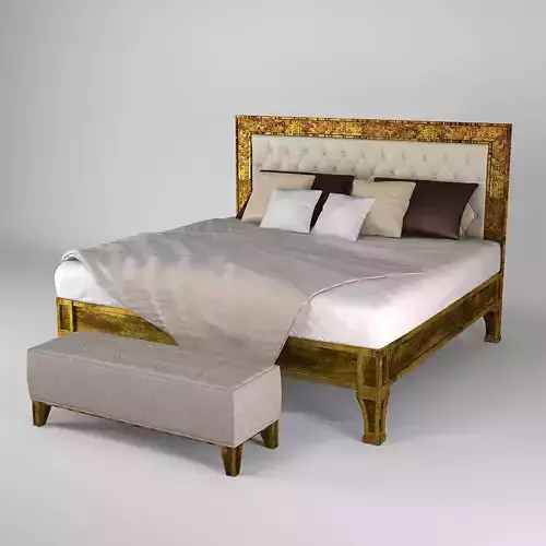  Imart Bed and Pouf