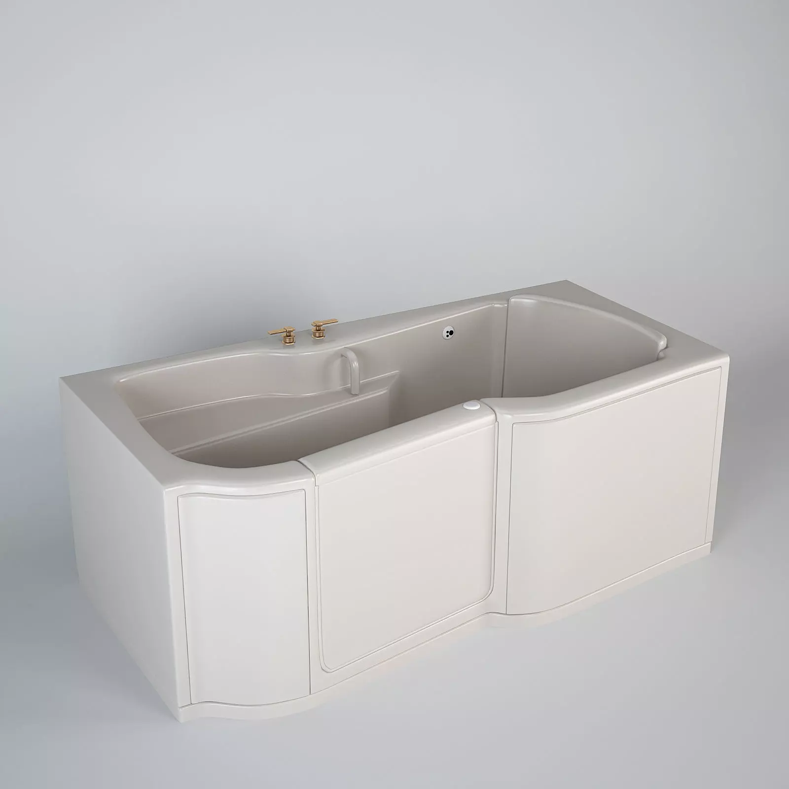 Kohler Bathtub For Disabled 3D model