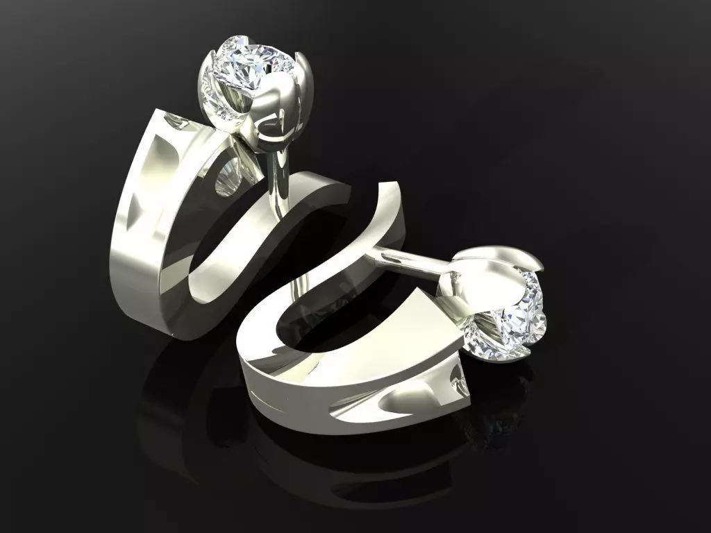 tier 02 earring 3D print model