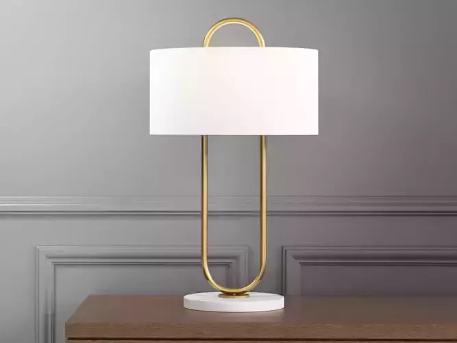 Warner Table Lamp Free 3D model