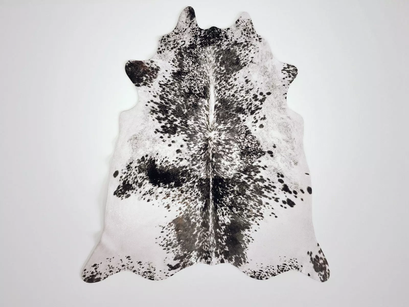 Salt and Papper Cowhide Rug 3D model_1