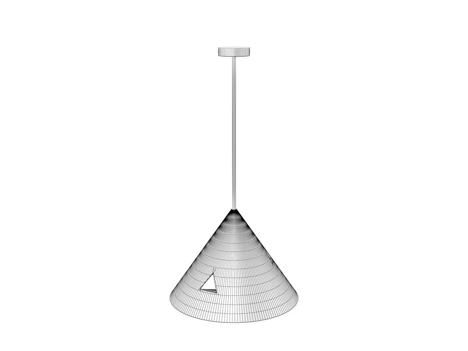 T Series Pendant Lamp 3D model_1