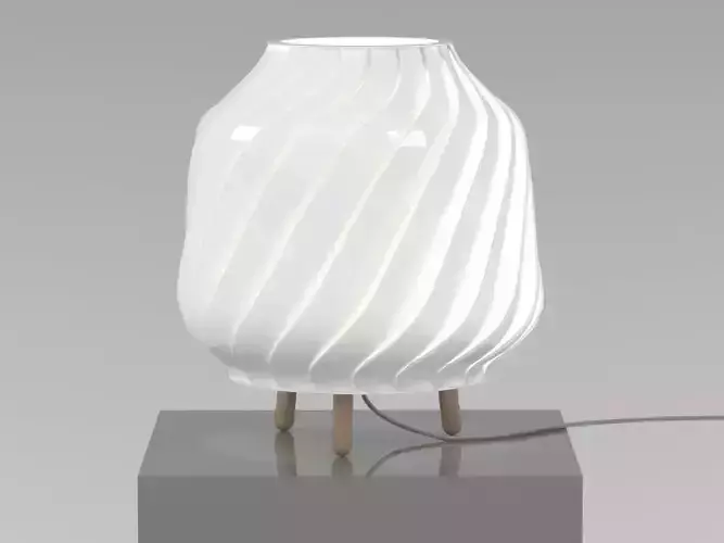 Ray Table Lamp 3D model