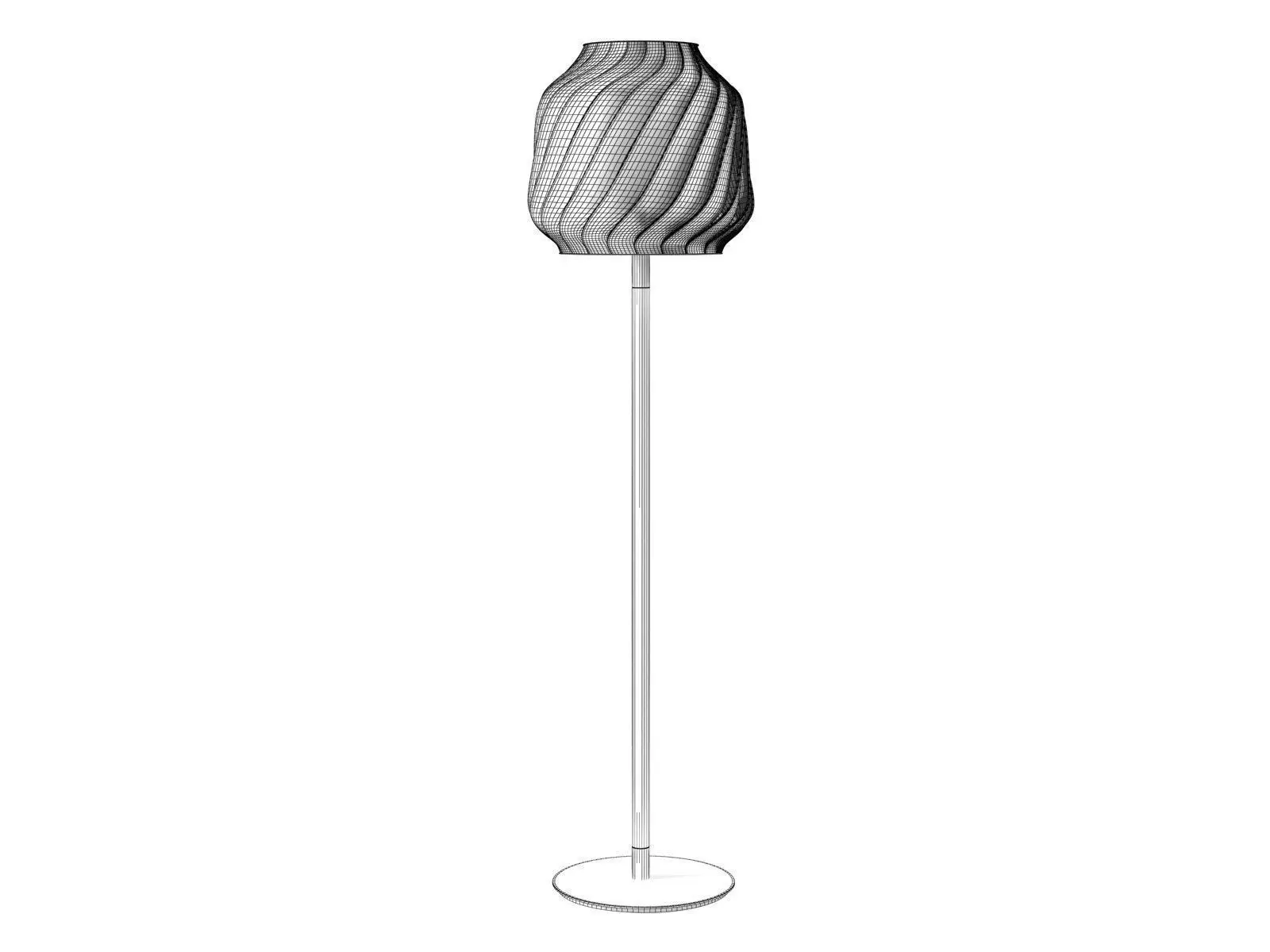 Ray Floor Lamp 3D model_1