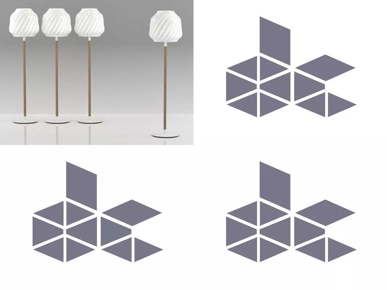 Ray Floor Lamp 3D model_0