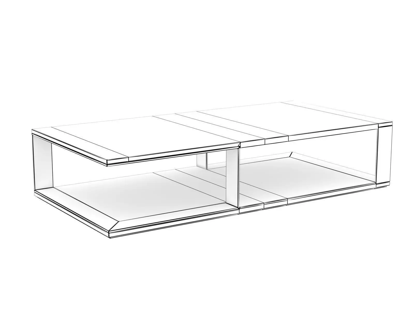 Hector Coffee Table 3D model_3