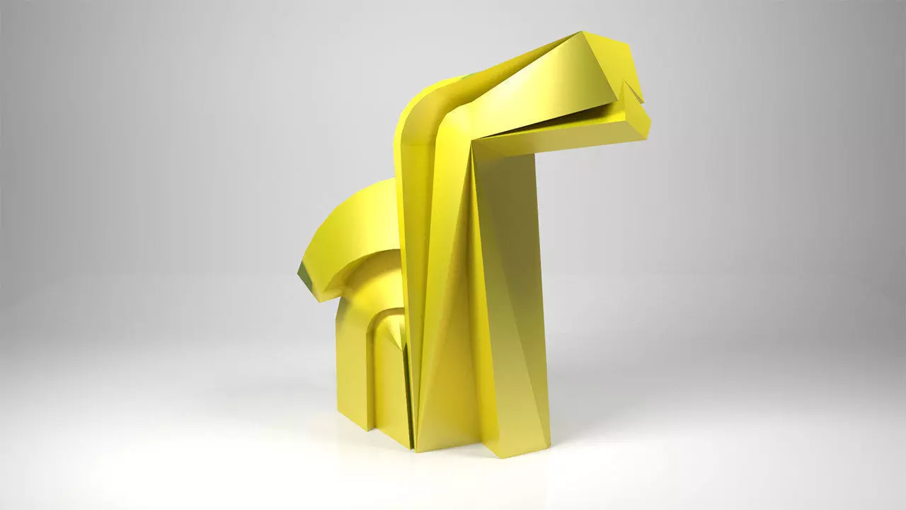 Mexican Skyscraper - Torre del Caballito Low-poly 3D model_0