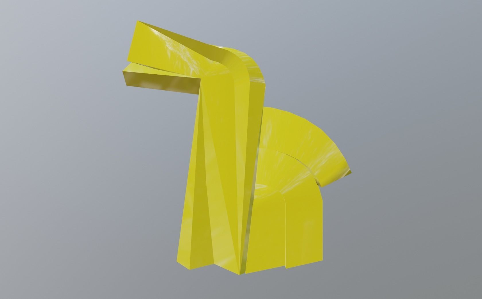 Mexican Skyscraper - Torre del Caballito Low-poly 3D model_3