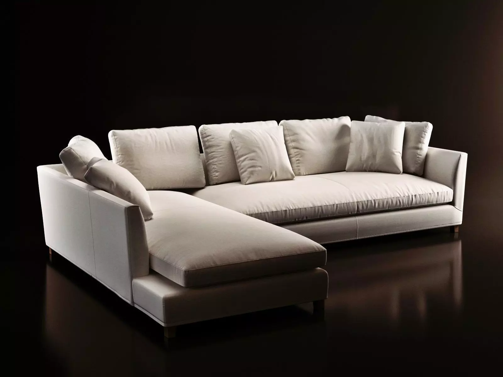 Victor Modular Sofa 3D model_3
