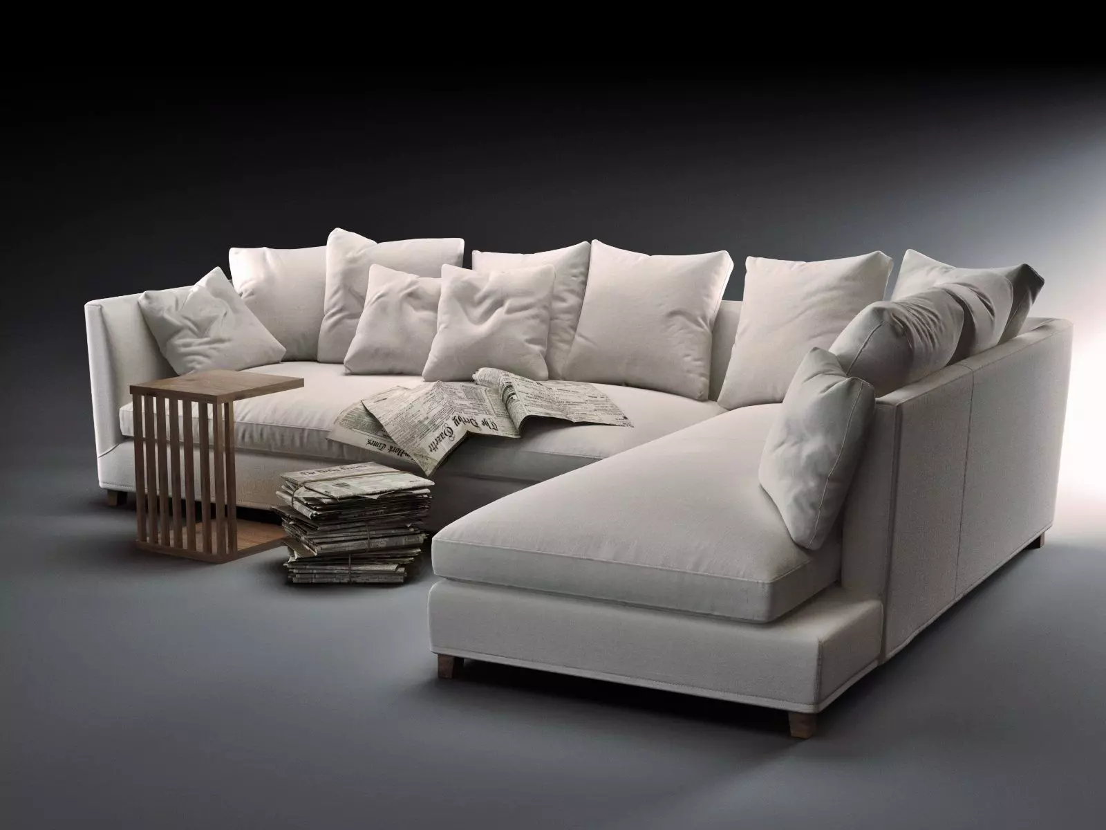 Victor Modular Sofa 3D model_0