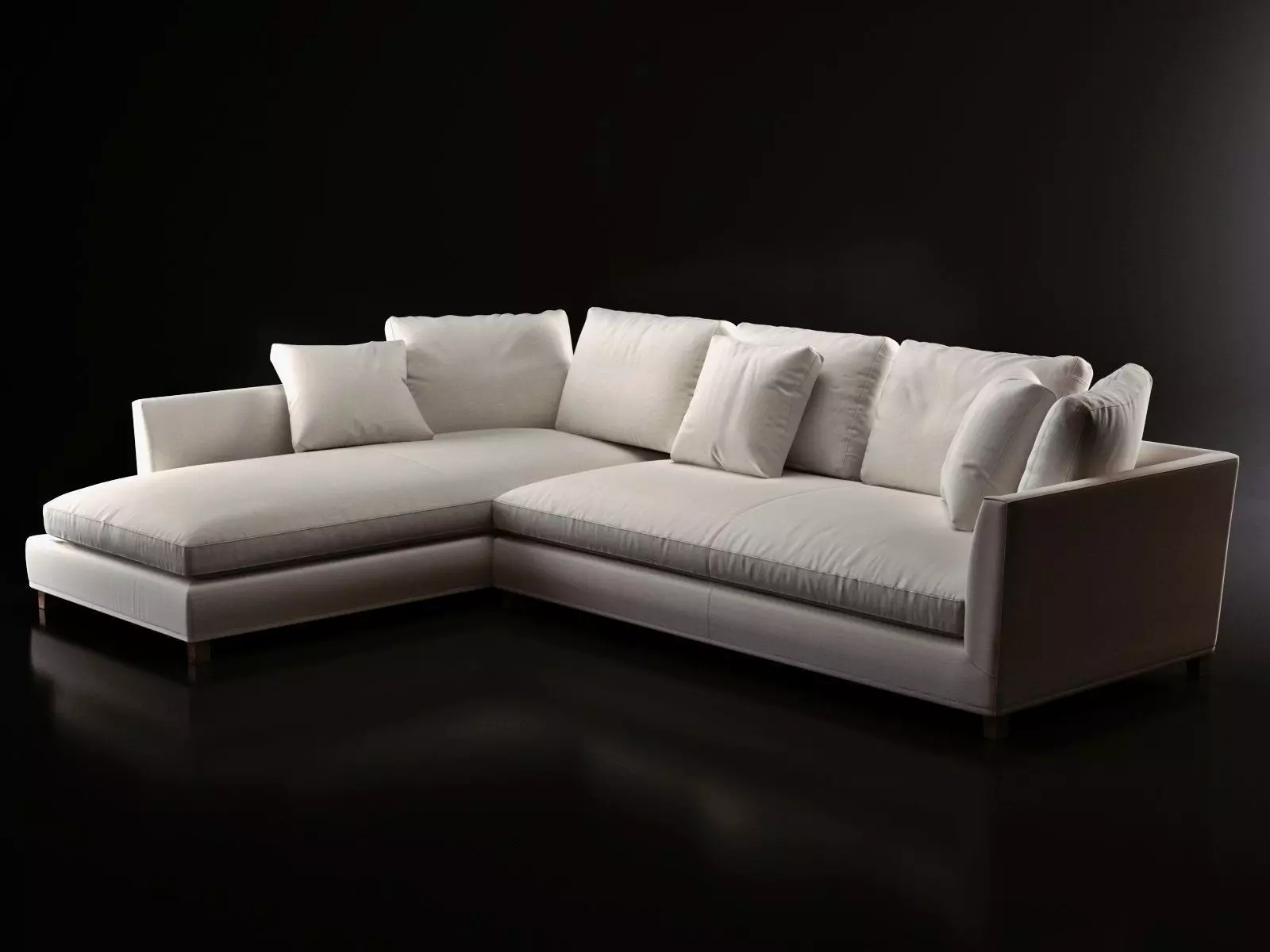 Victor Modular Sofa 3D model_4