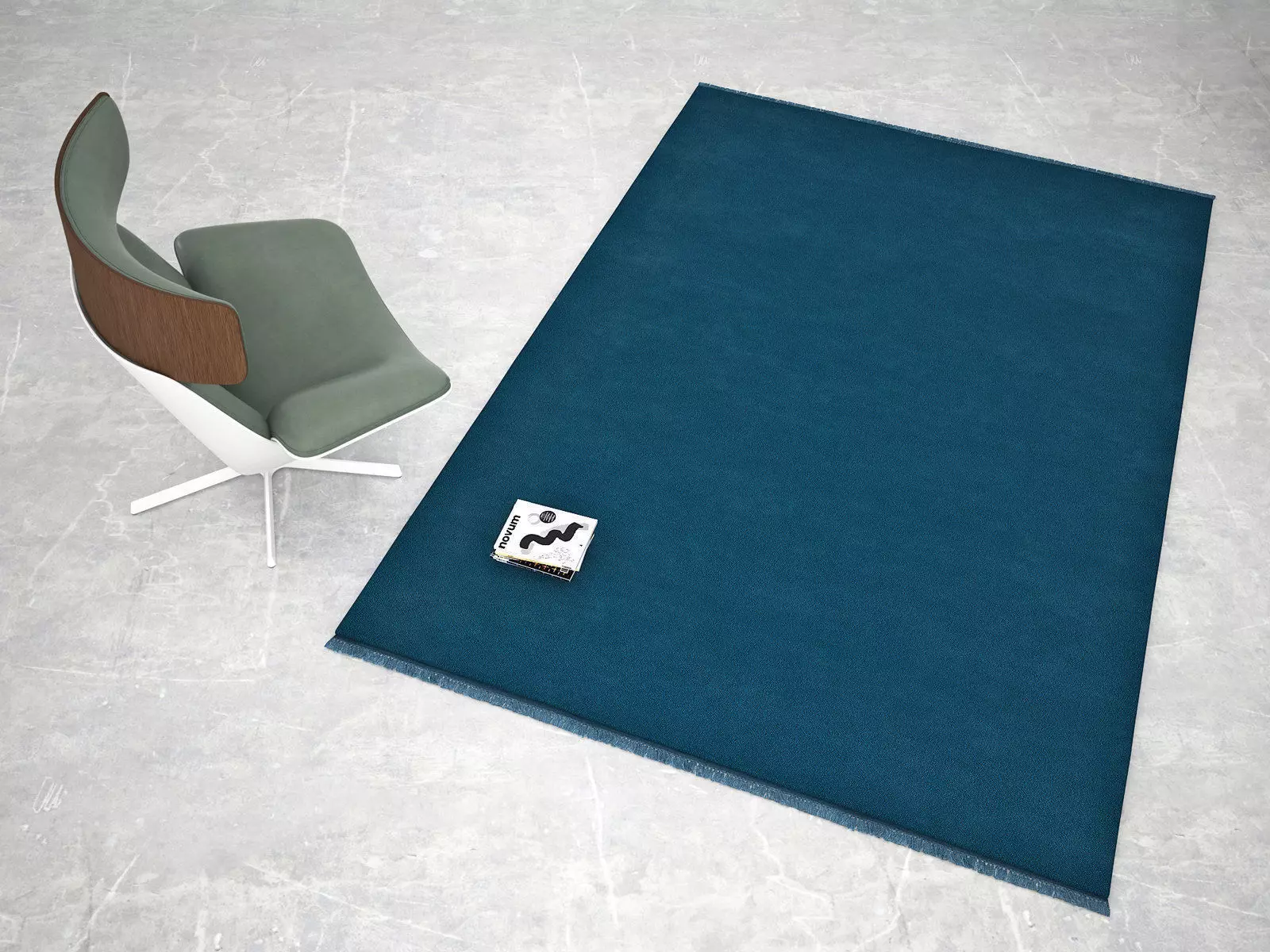 Punk Harvest Rectangular Rug 3D model_2