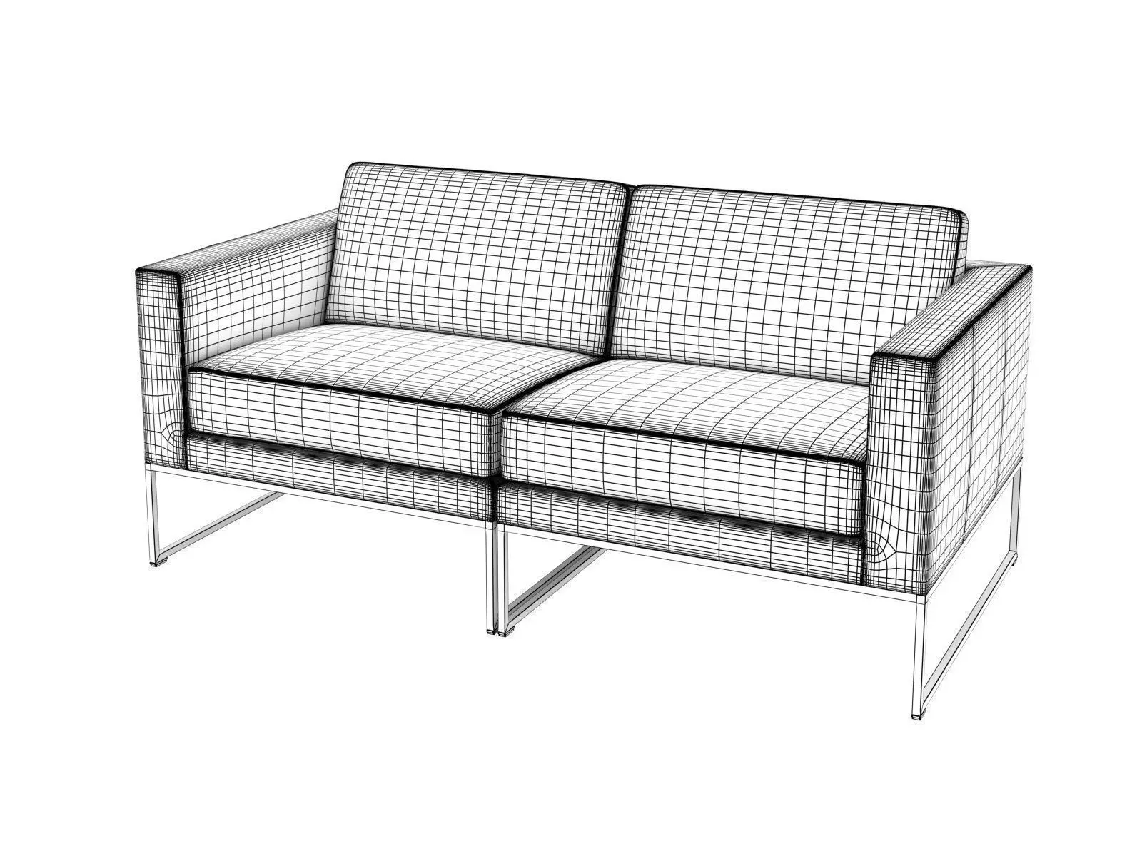 DS 160 Sofa 3D model_2