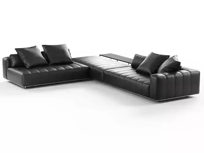 Freeman Corner Sofa System H 3D model Freeman Corner Sofa System H 3D model