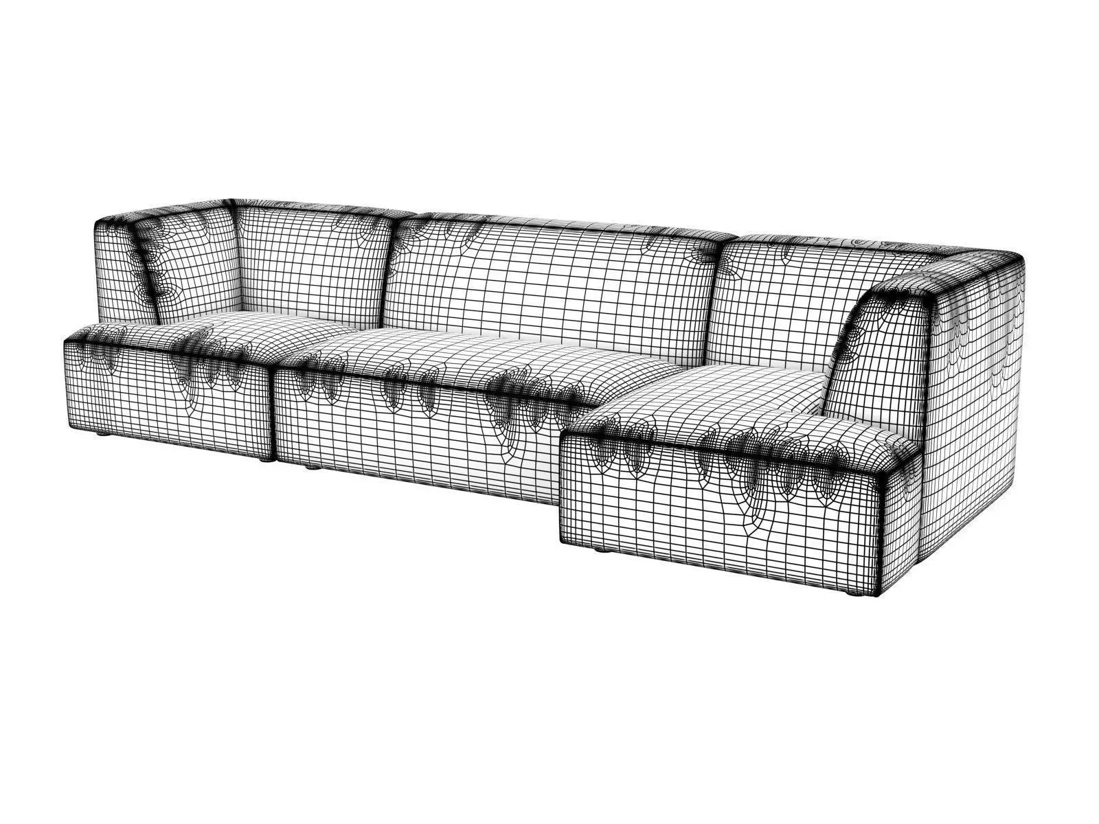 Concept 1010 Corner Sofa 3D model_4