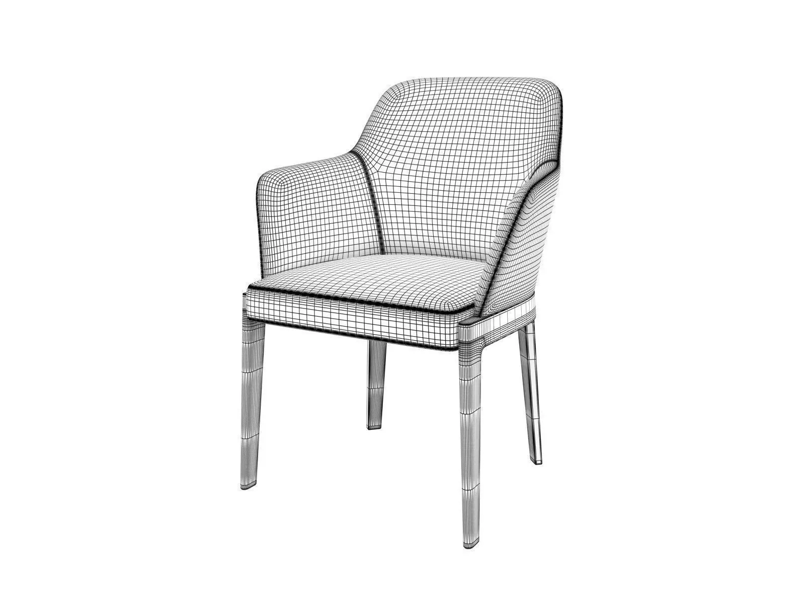 Chelsea CSB1 Armchair 3D model_3
