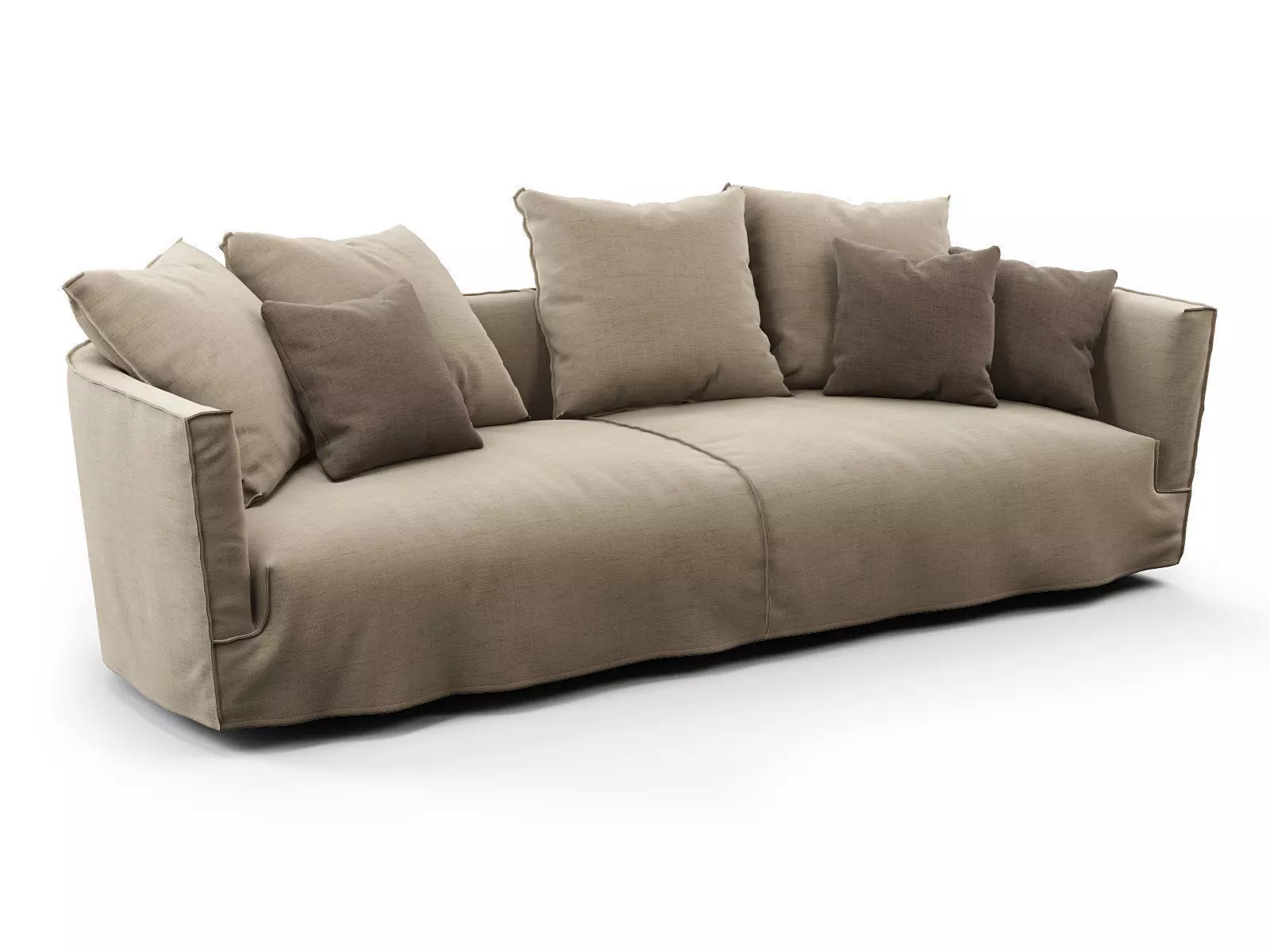 Lov Trend 3 Seater Sofa 3D model_0