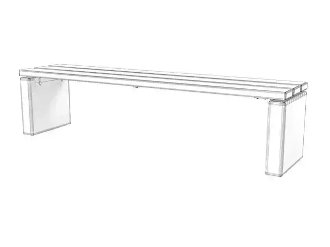 Maro Outdoor Bench without Backrest