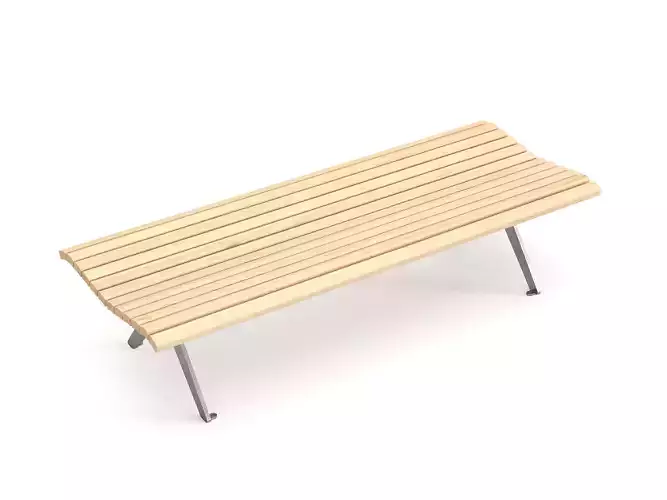 Poca Outdoor Bench without Backrest