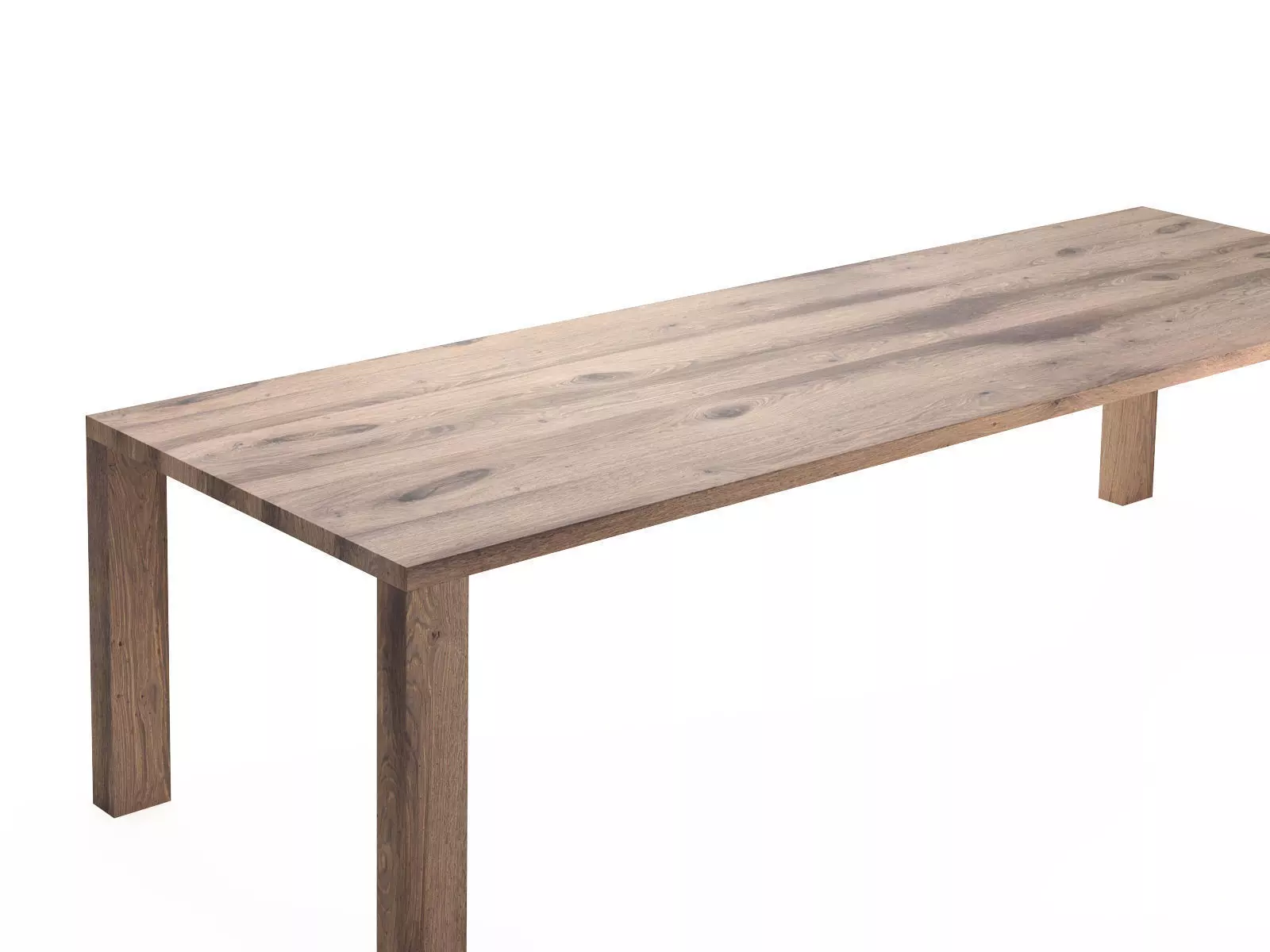 DS 777 Dining Table Wood 3D model_2