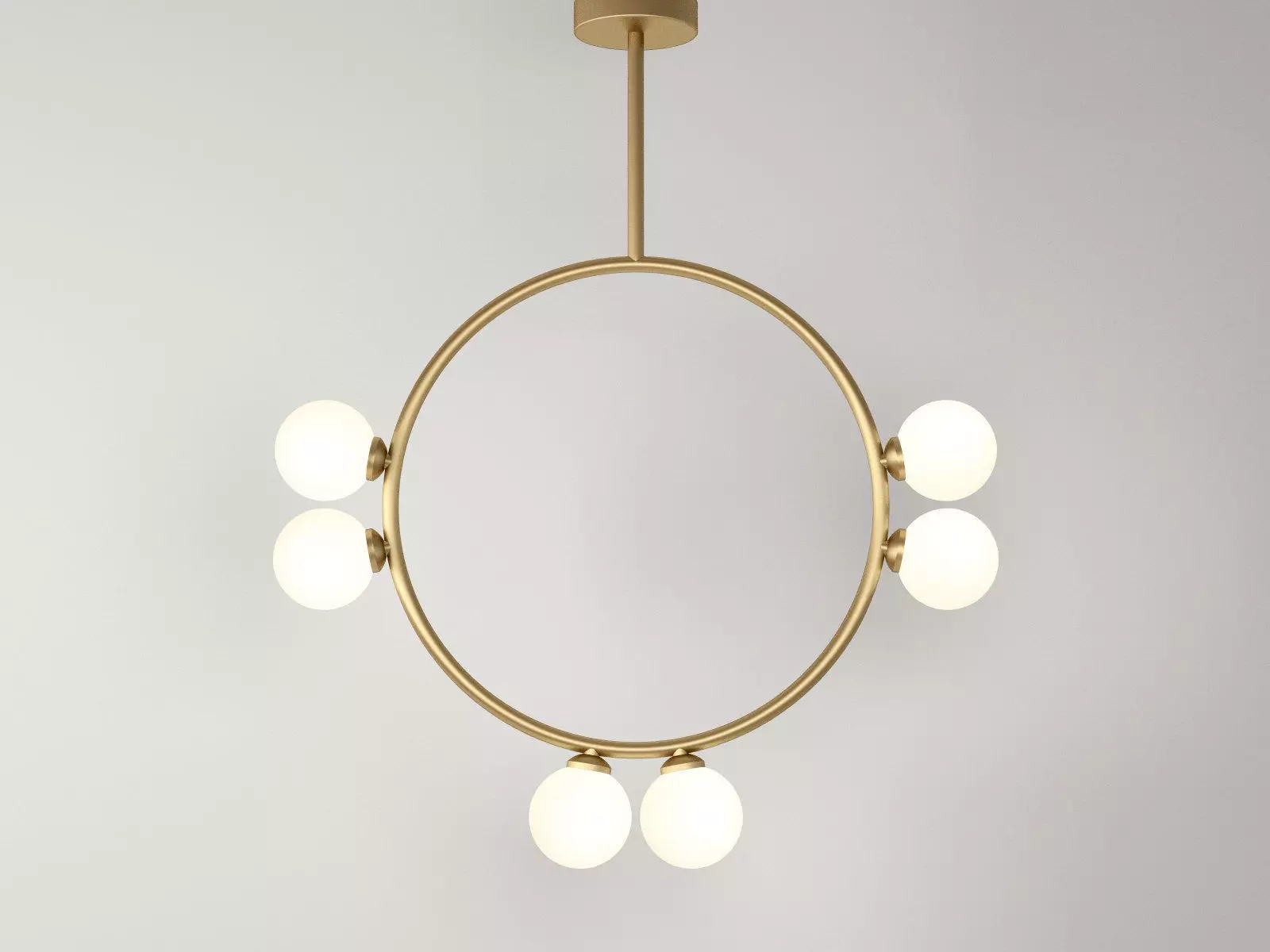 Circle 2 Globe Pendant Lamp 3D model_0