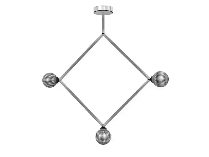 Rhombus 1 Globe Pendant Lamp
