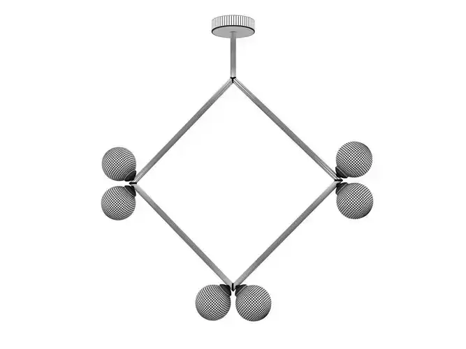 Rhombus 2 Globe Pendant Lamp