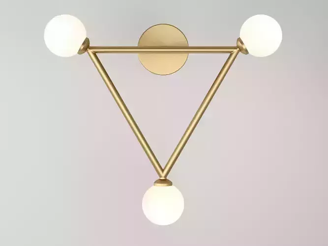 Triangle Wall Lamps 3D model